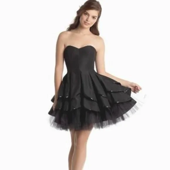 blue dress for baby girl Women's Dark Dahlia Dress in Black | Size Medium main image 0